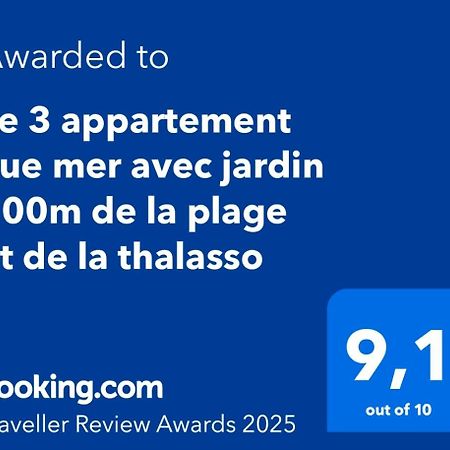 קונקרנו Le 3 Appartement Vue Mer Avec Jardin 100M De La Plage Et De La Thalasso מראה חיצוני תמונה