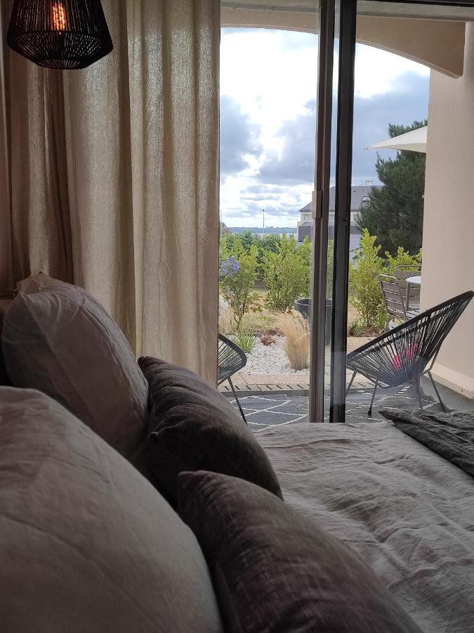 קונקרנו Le 3 Appartement Vue Mer Avec Jardin 100M De La Plage Et De La Thalasso מראה חיצוני תמונה